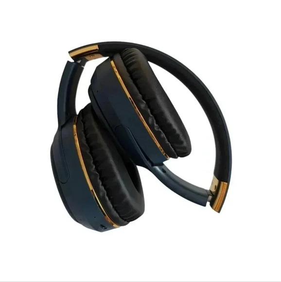 NWT Bluetooth Headphones Foldable Wireless Over-Ear Headphones Blue - Picture 4 of 8